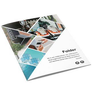 10% korting op folders